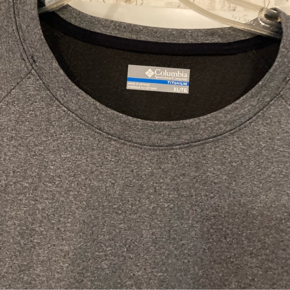 NWT Men’s Size XL Columbia Titanium Gray LS Omni-Wick Pullover Lined Shirt - Picture 3 of 16